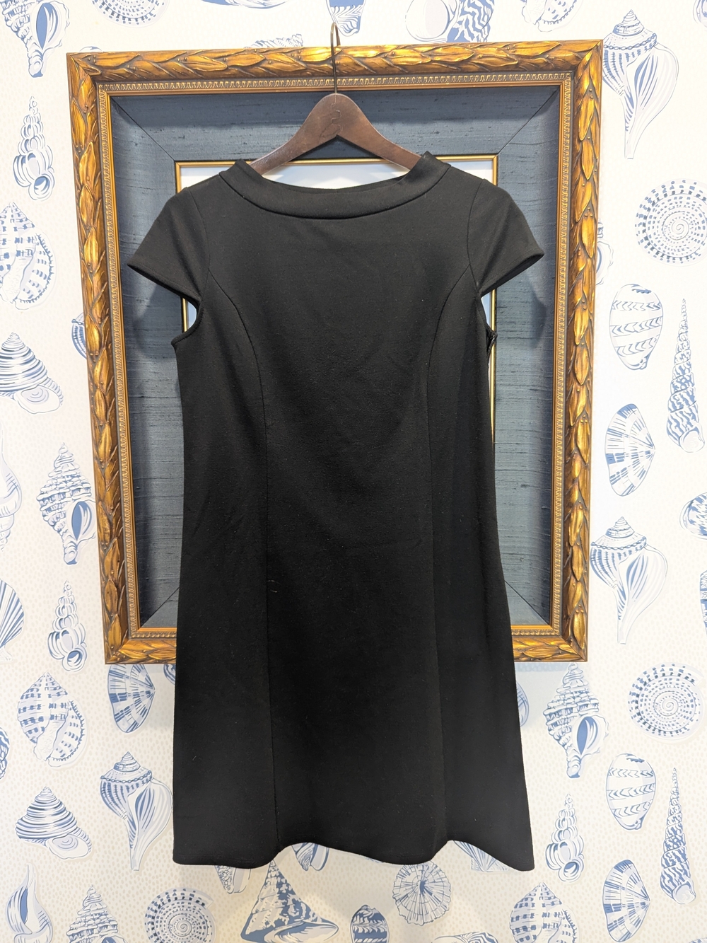 Ann Taylor LOFT Classic Cap-Sleeve A-Line Little Black Mini Dress 2